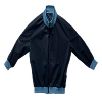 Veste de froid à usage unique PP50 manche 3/4 zip Bleu marine L - Vendu par 100