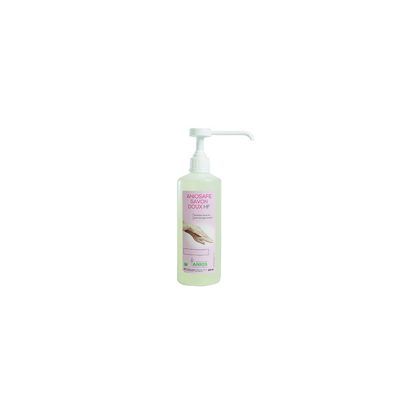 ANIOSAFE Savon doux HF 500ml avec pompe vissée