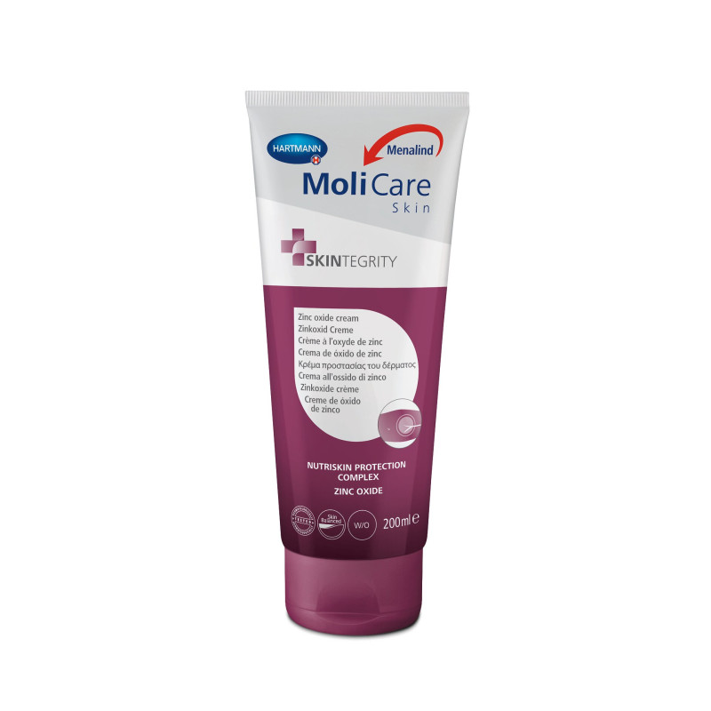 MoliCare Skin Zinc Oxide Cream 200ml tube