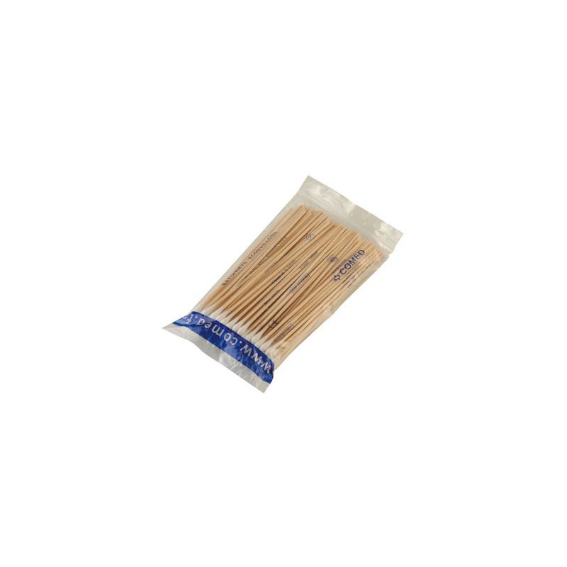 Cotton swab wooden stick 15cm - Bag of 100