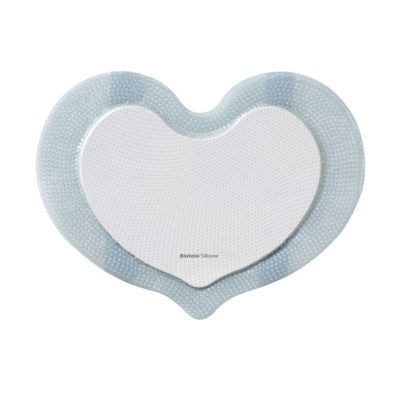 BIATAIN Silicone Sacrum Pansement anatomique hydrocellulaire 15cm x 19cm - Boîte de 5