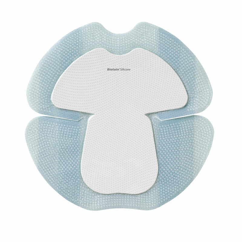 BIATAIN Silicone Talon Pansement anatomique hydrocellulaire 18cm x 18cm - Boîte de 5