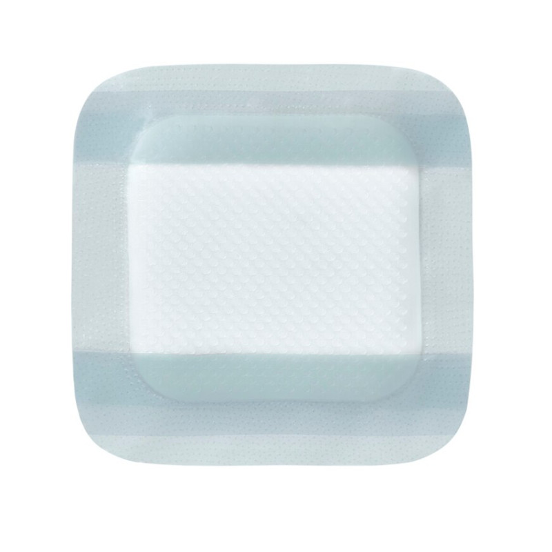 BIATAIN Silicone Adhesive Pansement hydrocellulaire 10cm x 10cm - Boîte de 10