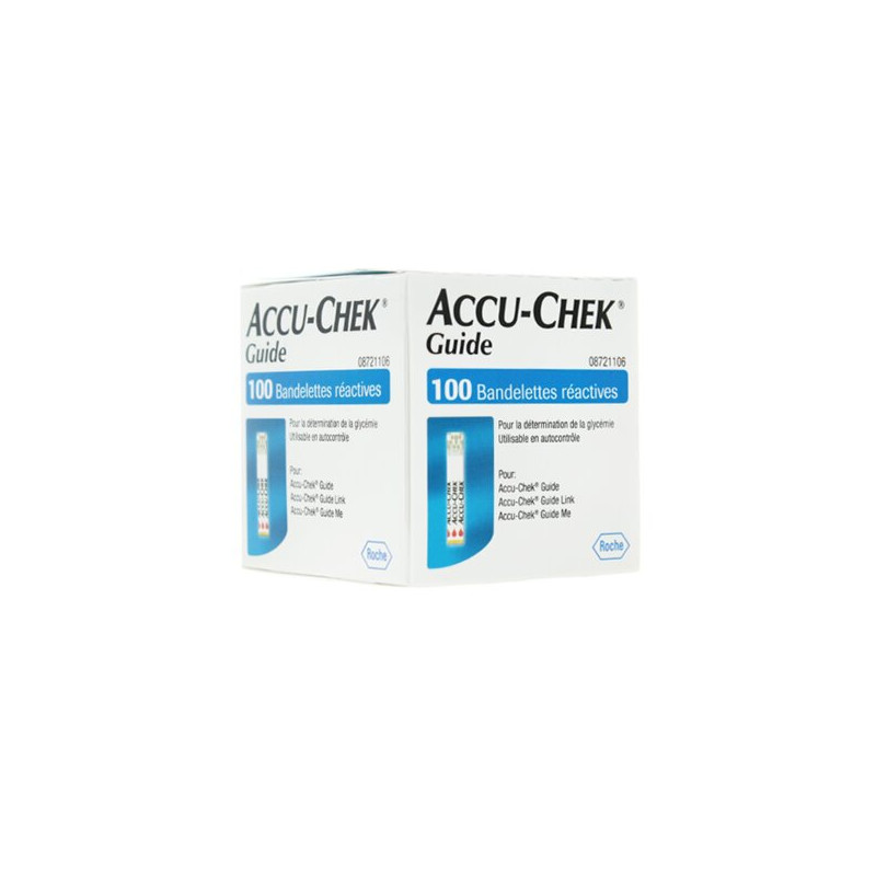 Bandelette réactive Accu-Chek Guide - Boîte de 50x2
