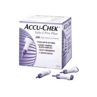 Single-use Accu-Chek Safe-T-Pro Plus lancing device - Box of 200