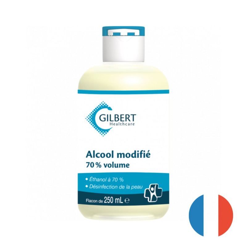 Modified alcohol 70% Gilbert antiseptic 250ml bottle