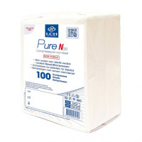 Compress Pure N30 non-woven non-sterile 4 ply, 30g/m² 7.5cm x 7.5cm - Bag of 100