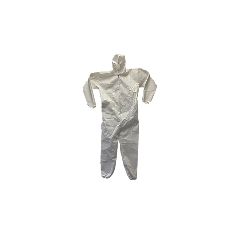 Complete single-use suit PP + viscose 50g White L - Sold by 80