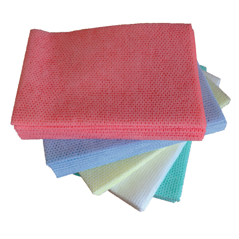 Viscose/Polyester non-woven cloths 35x50cm White - Bag of 25