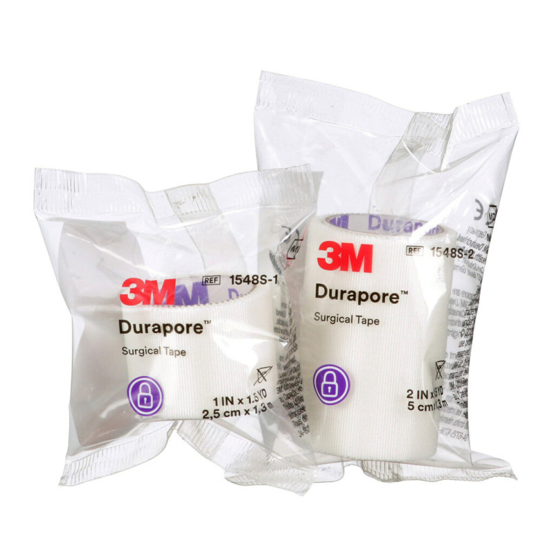 3M Durapore woven adhesive roll of 2.50cm x 5m - Box of 20