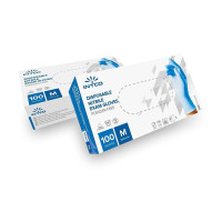 Nitrile powder-free disposable glove non-sterile Intco Blue L - Box of 100