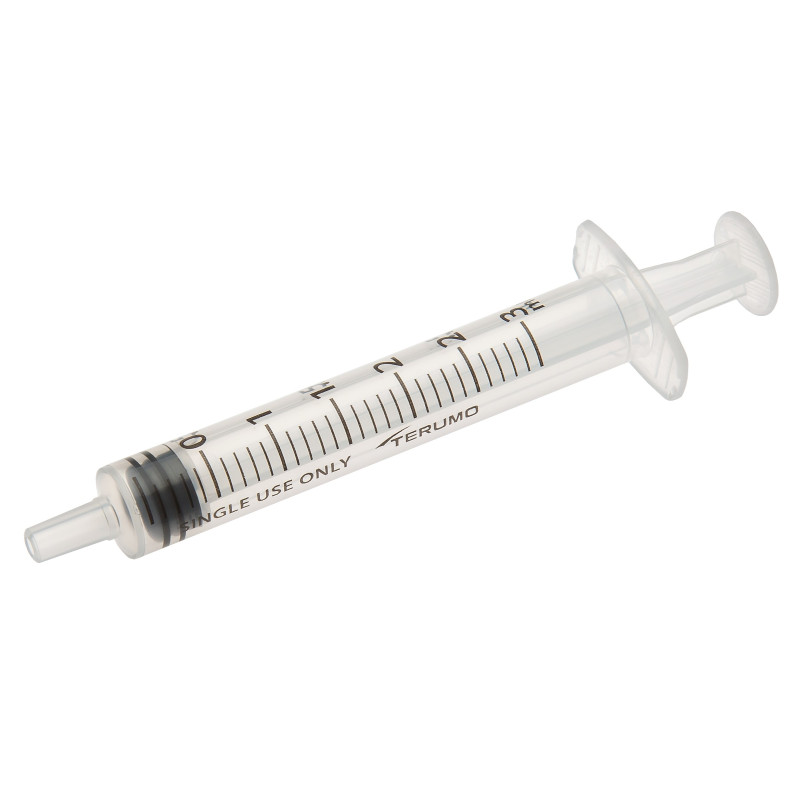 3-piece syringe 3ml centered TERUMO - Box of 100