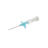 SURFLO-W 22G short winged catheter (Ext. Catheter 0.90mm) 25mm Blue - Box of 50