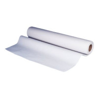 Rouleau de drap d'examen 2 plis pur ouate blanc lisse 50cm x 35cm