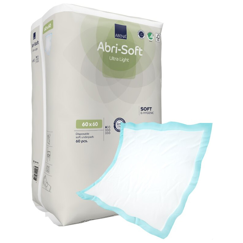 Alèse Abri-Soft Ultra light 700ml 60cm x 60cm - Sachet de 60