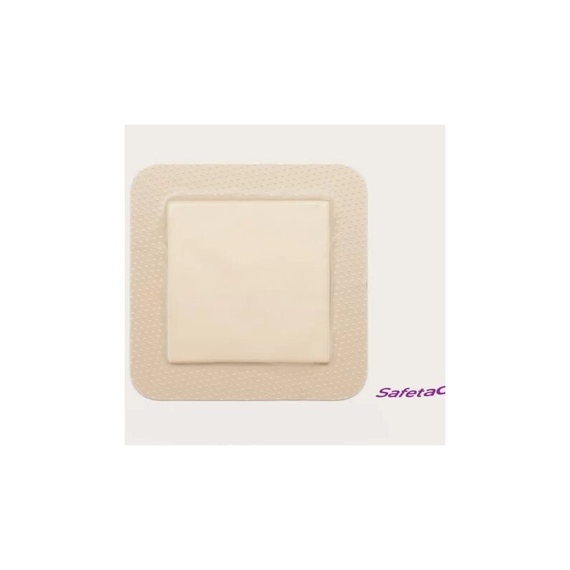 Mepilex Border Pansement hydrocellulaire siliconé auto-fixant 10cm x 10cm - Boîte de 5