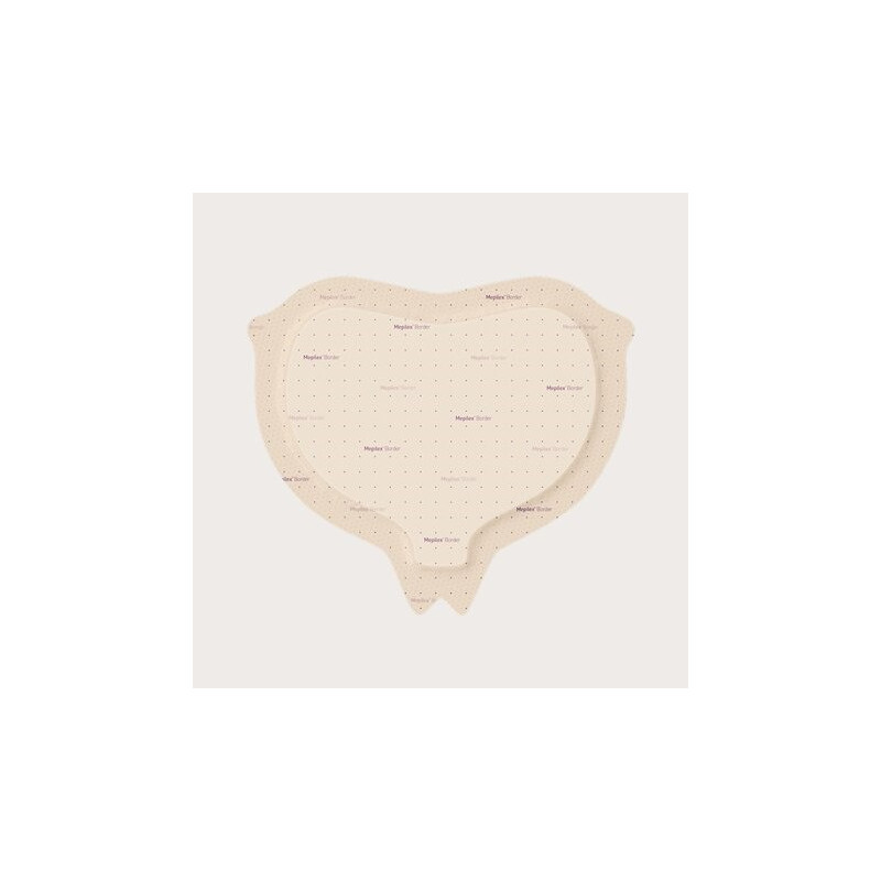 Mepilex Border Protect Sacrum Pansement hydrocellulaire siliconé 16cm x 20cm - Boîte de 5