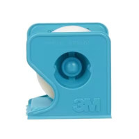 Sparadrap 3M Micropore non tissé en dévidoir bleu 2,5cm x 9,14m - Boîte de 12