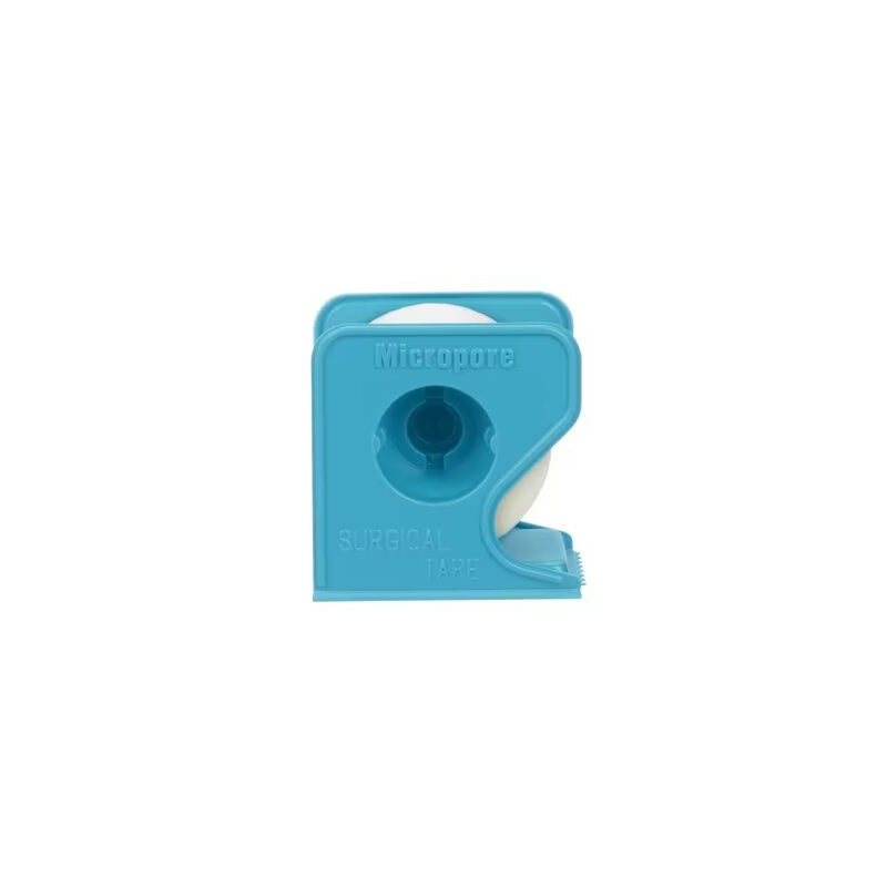 3M Micropore non-woven tape in blue dispenser 2.5cm x 9.14m - Box of 12